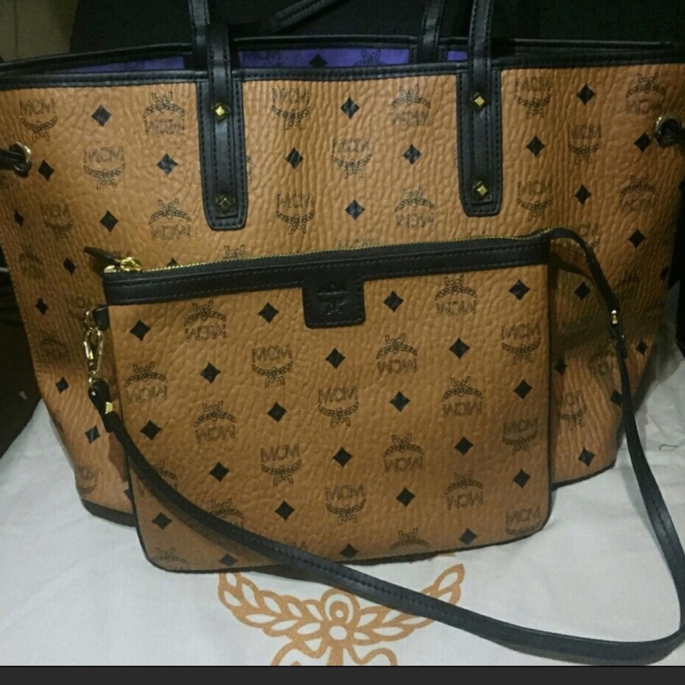 Mcm tote shopper